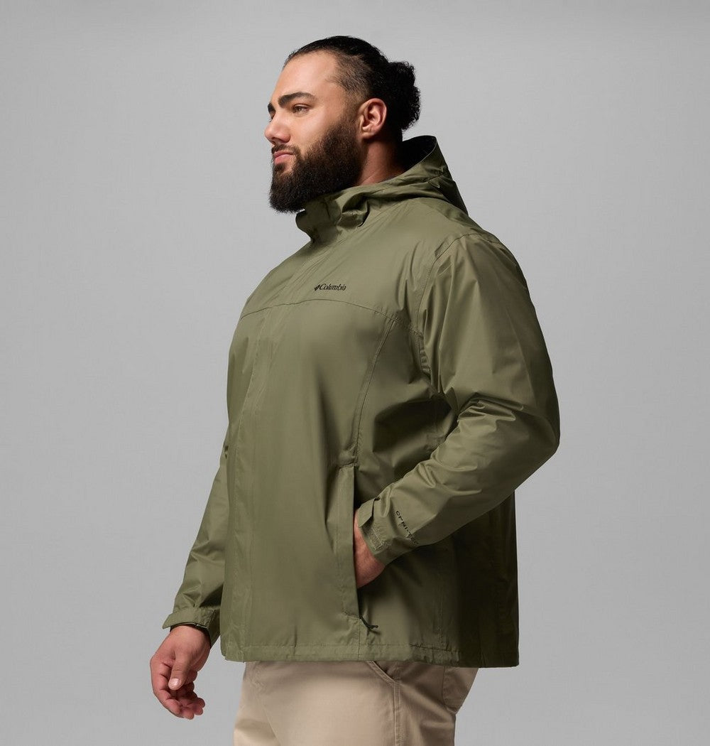 Men's Big Seam-Sealed Rain Jacket - Blue