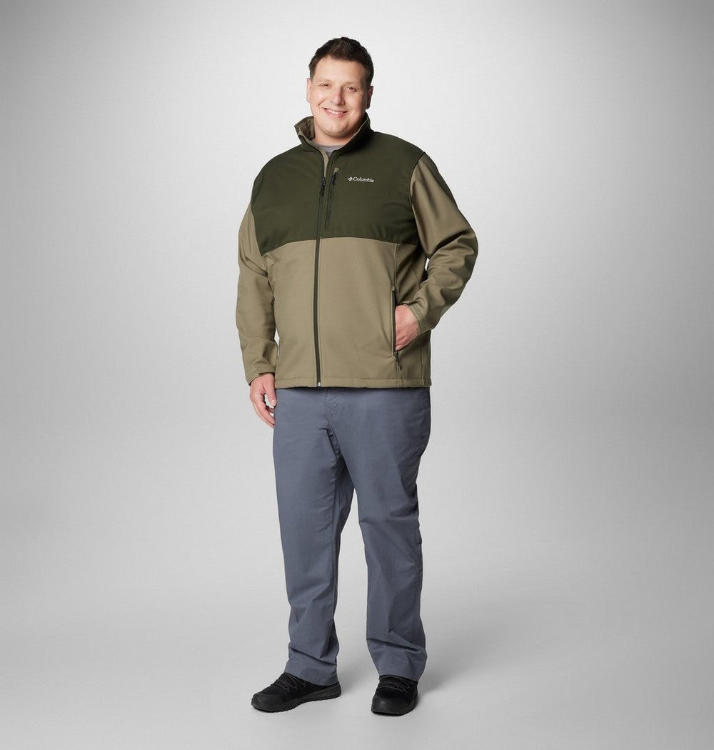 Men's Big Softshell Jacket - Grey