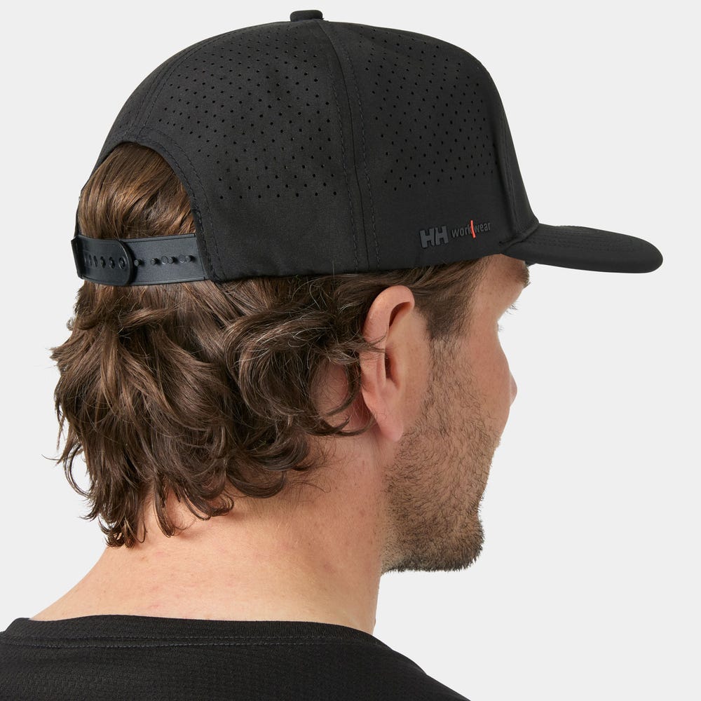 Recycled Polyester Adjustable Work Cap - Navy
