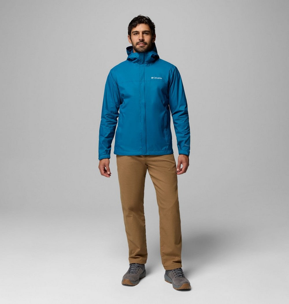 Men's Packable Rain Jacket - Blue