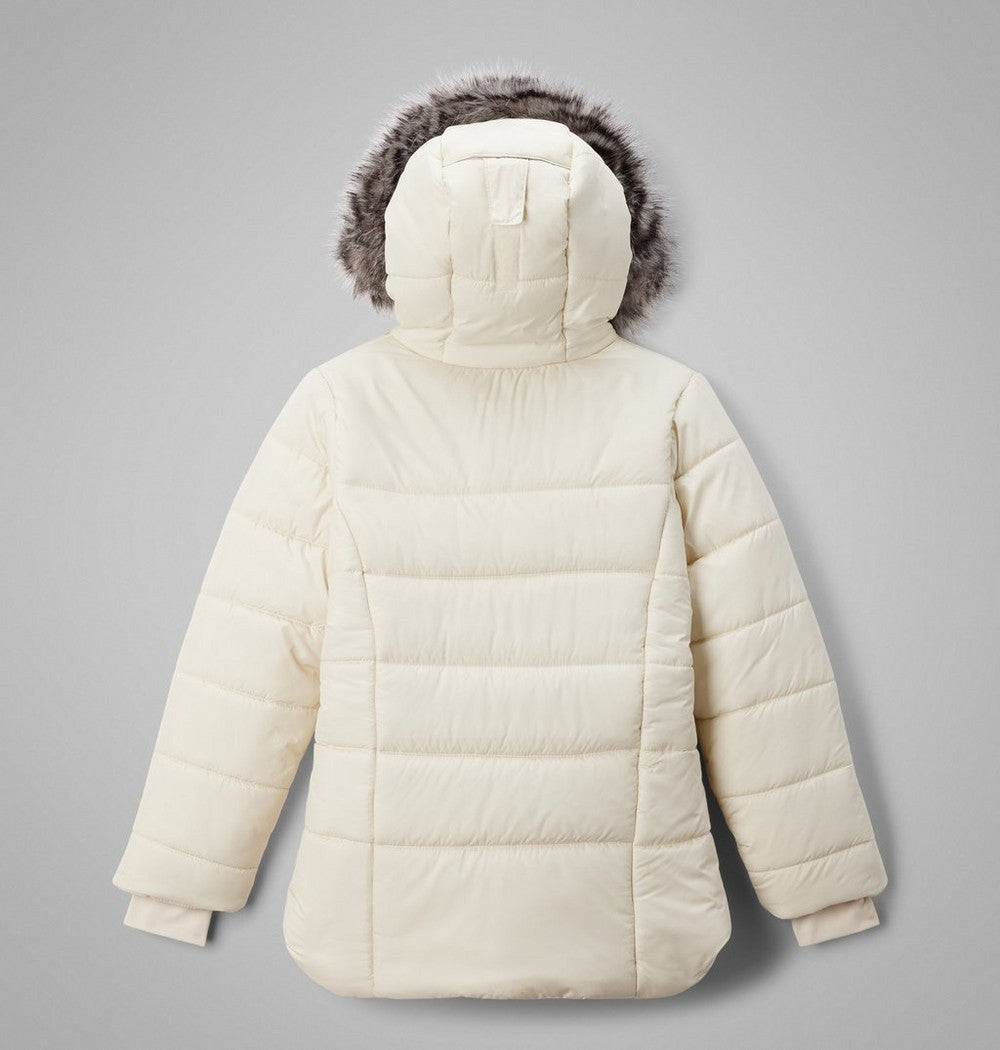 Girls' Insulated Hooded Jacket - Wine