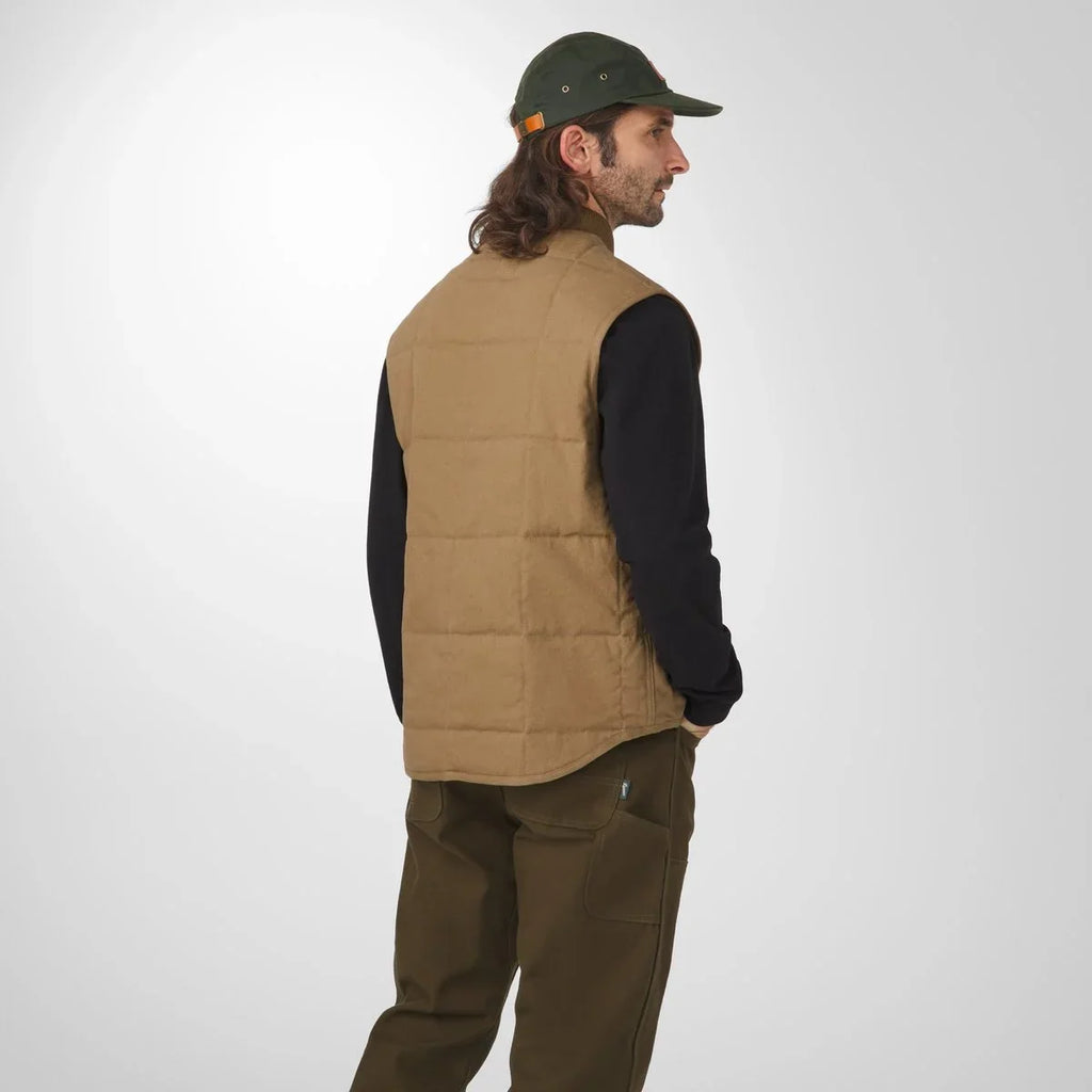 Insulated Duck Canvas Utility Vest - Khaki Olive