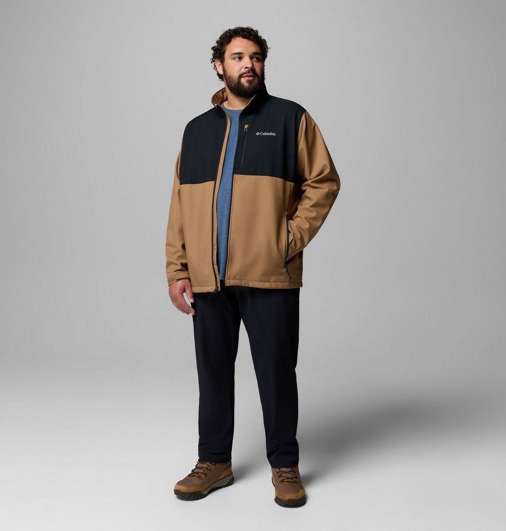 Men's Big Softshell Jacket - Grey