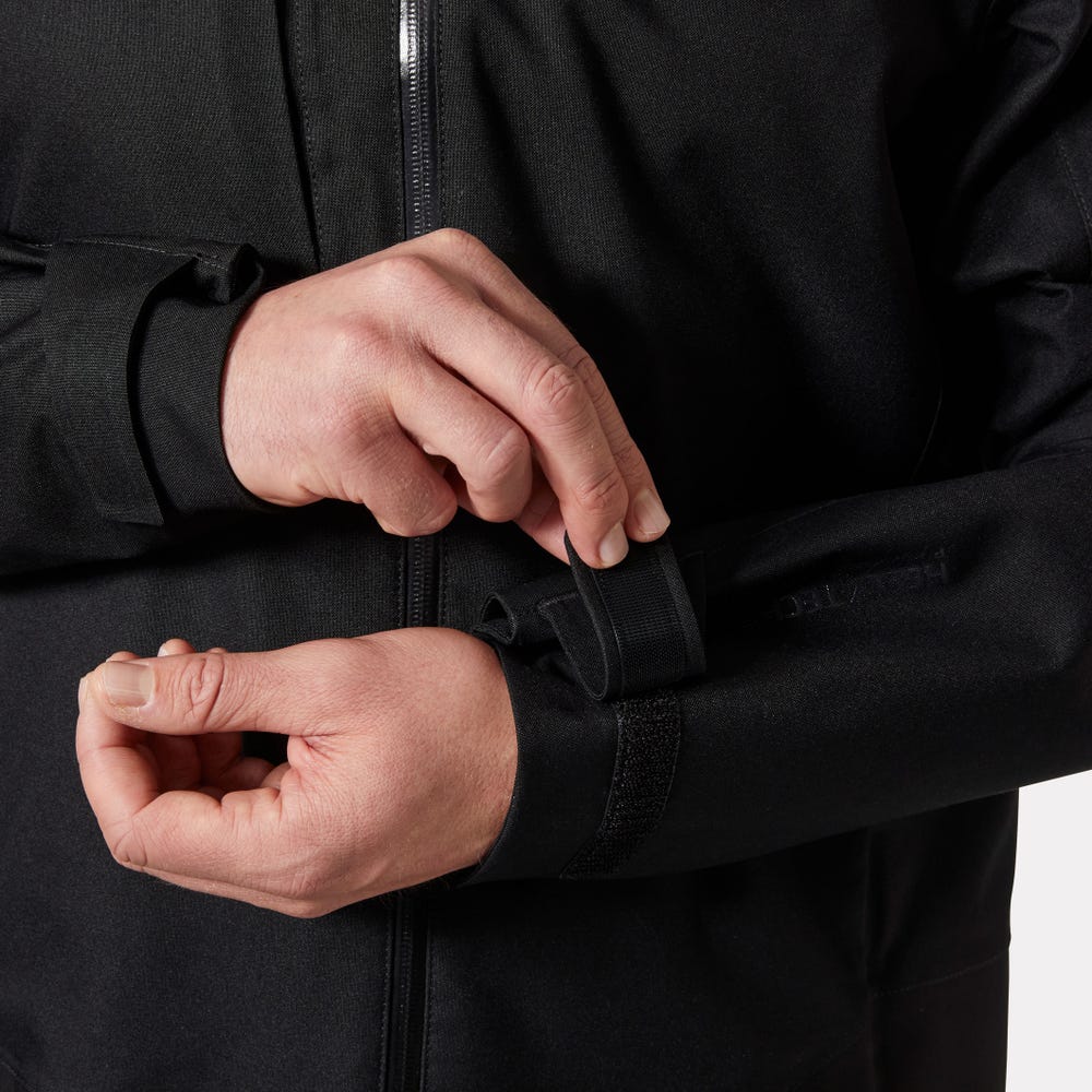 Waterproof Stretch Shell Work Jacket - Black