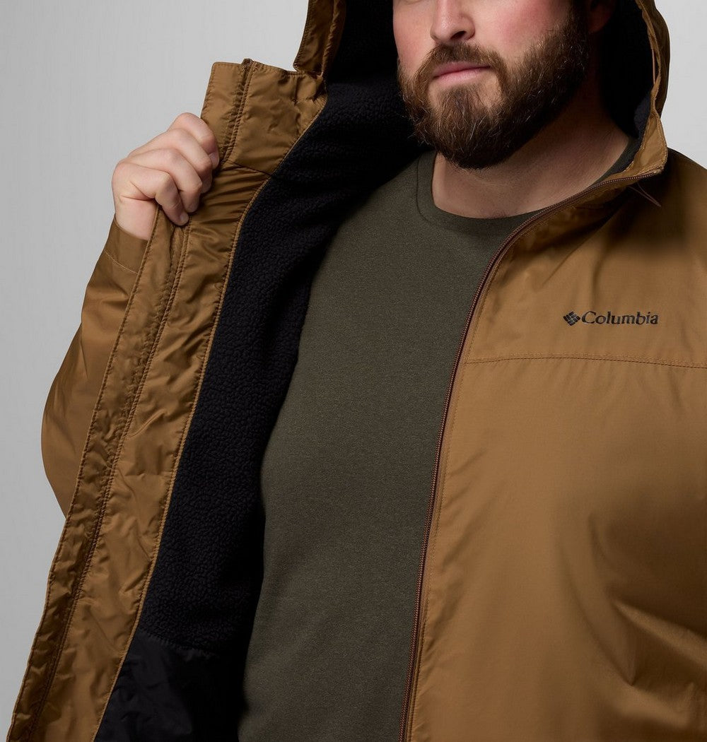 Men's Big Water-Resistant Sherpa-Lined Jacket
