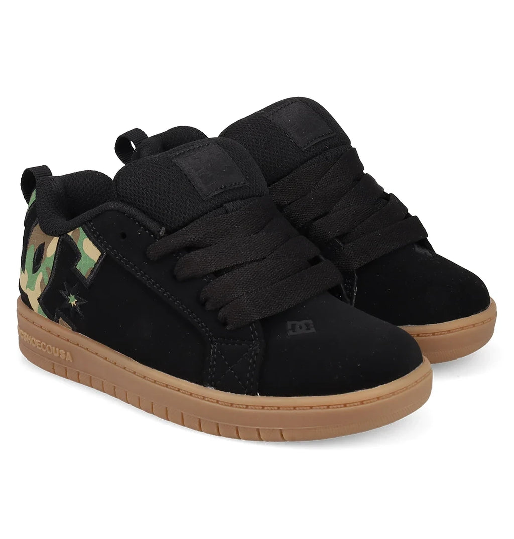 Kids' Padded Cupsole Sneakers - Black Camo