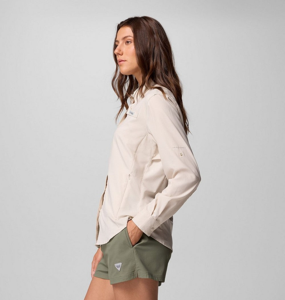 Women's Long Sleeve Fishing Shirt - Stone