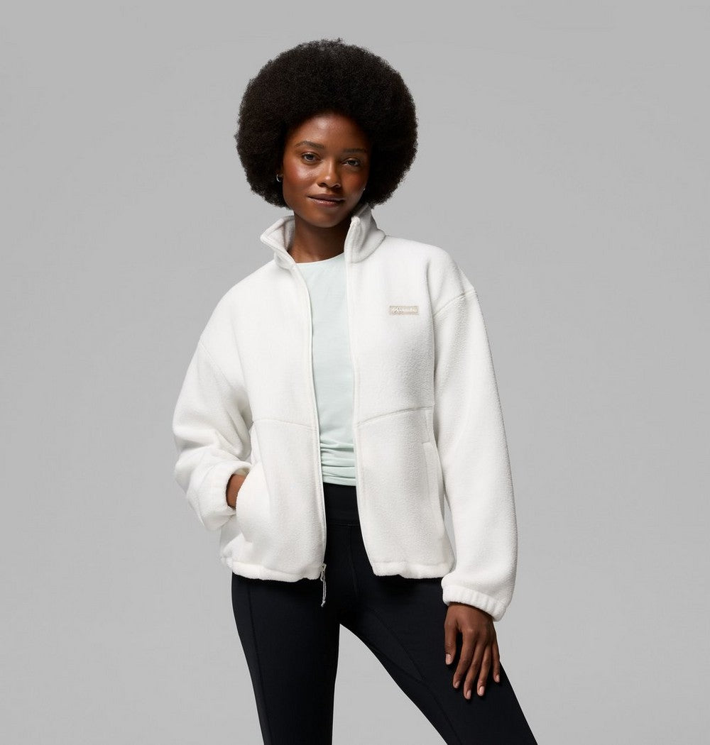 Women's Full-Zip Fleece Jacket - Tobacco