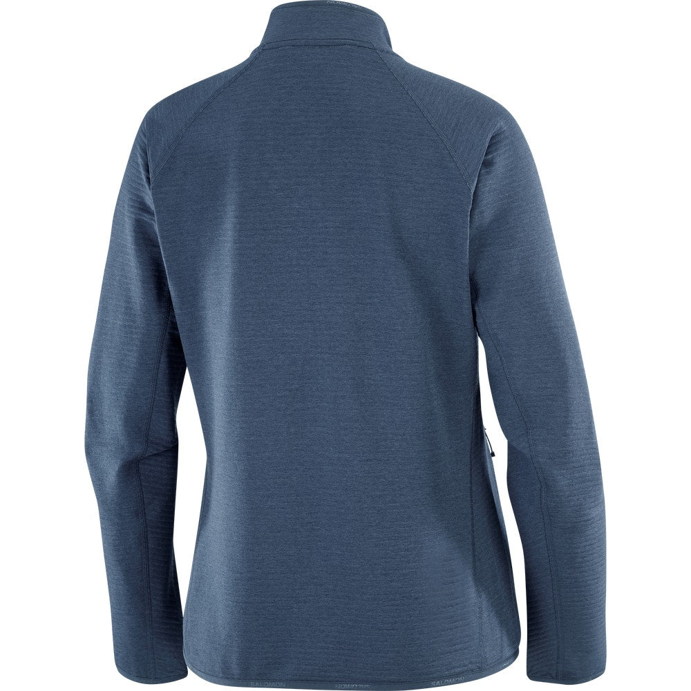 Women's Lightweight Full-Zip Fleece - White