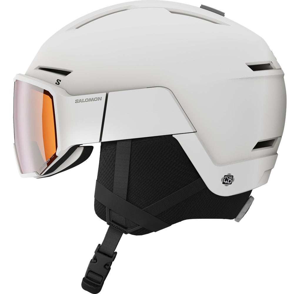 Adjustable Ski Helmet With Visor - Black