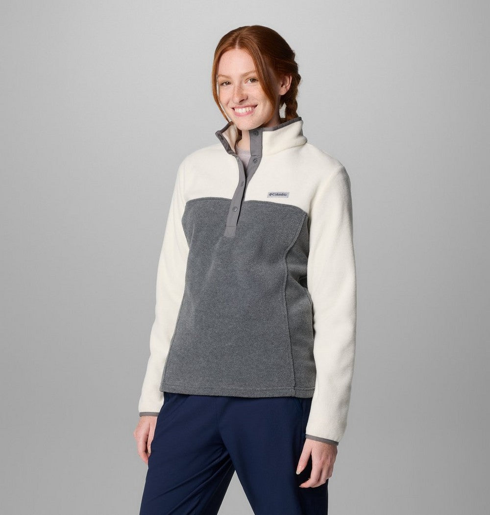 Women's Half-Snap Fleece Pullover - Navy