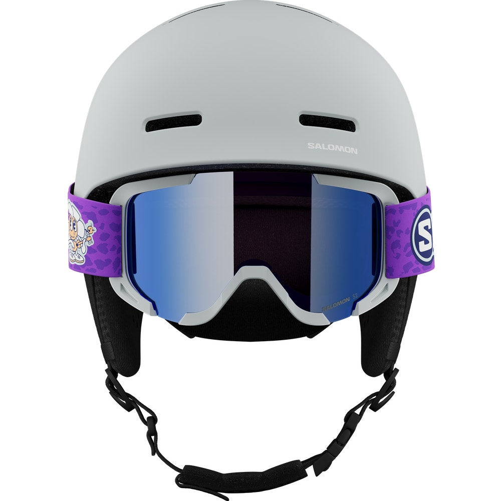 Kids Ski Helmet And Goggles Set - Black