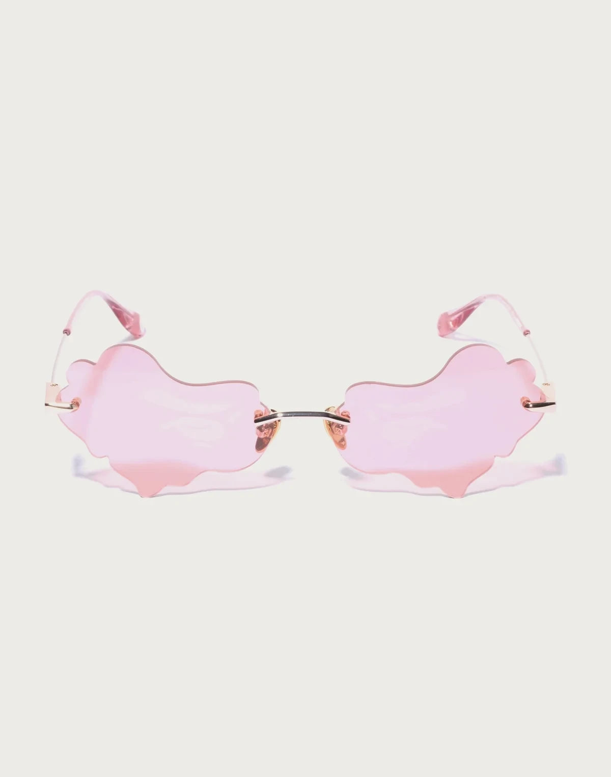 Men's Stainless Steel Sunglasses - Pink
