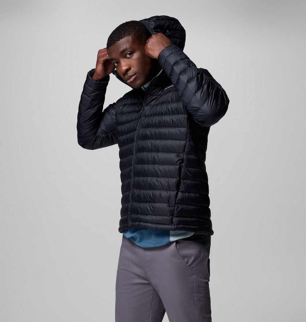 Men's Packable Down Hooded Jacket - Blue