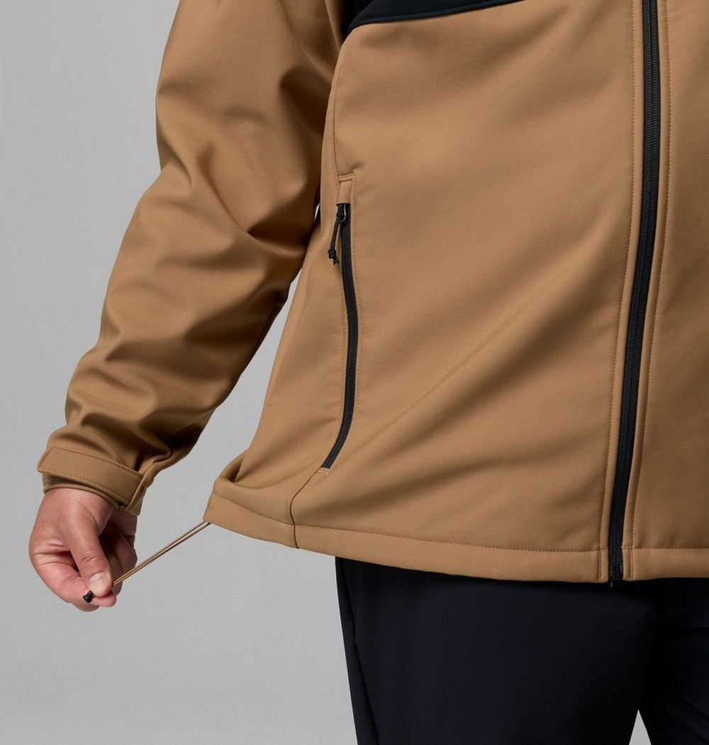 Men's Big Softshell Jacket - Grey