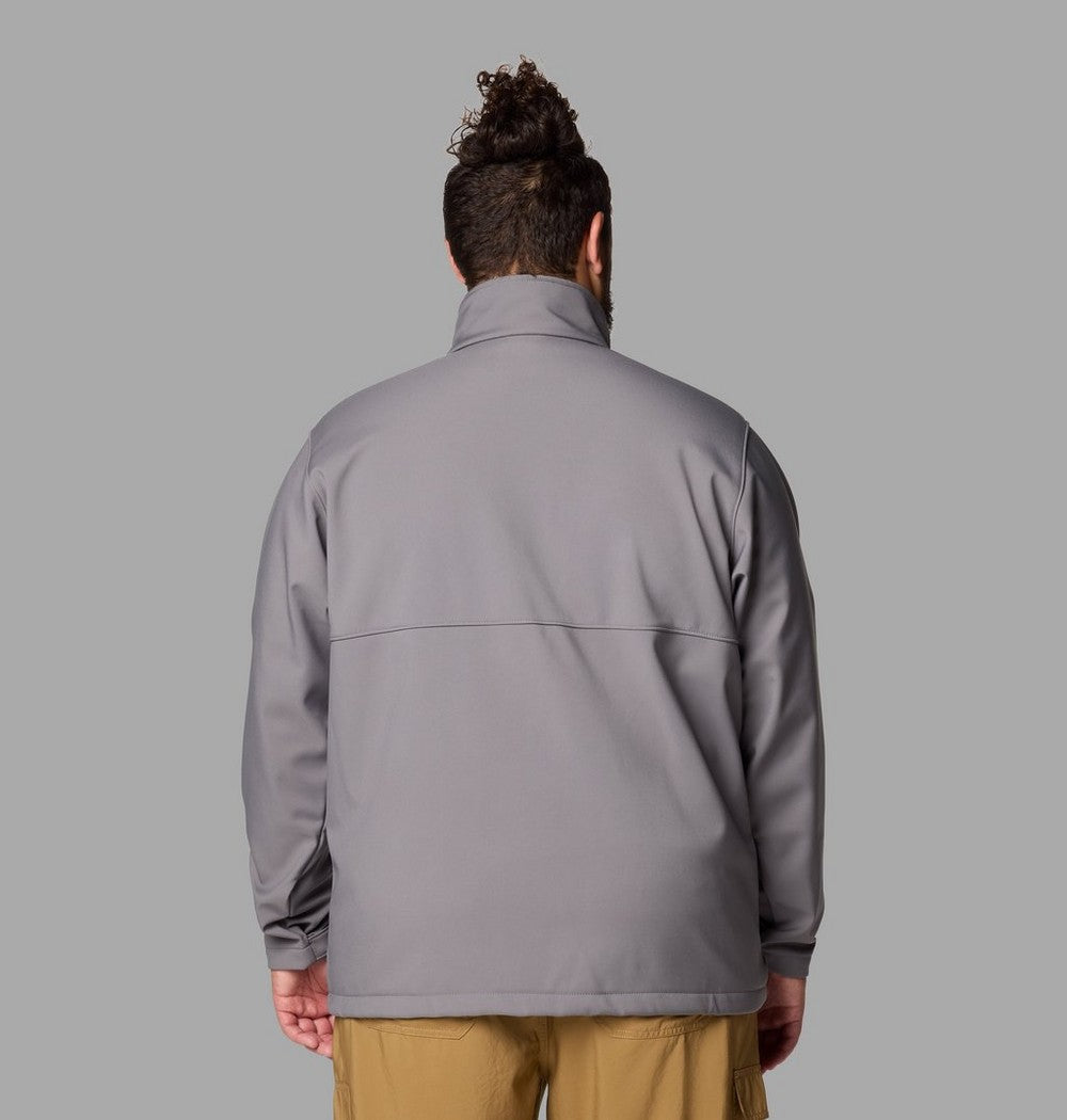 Men's Big Softshell Jacket - Grey