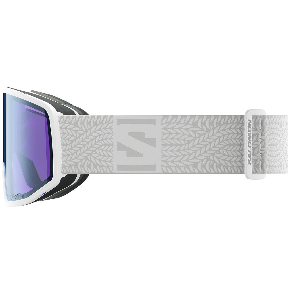 Small-Fit Photochromic Snow Goggles - White