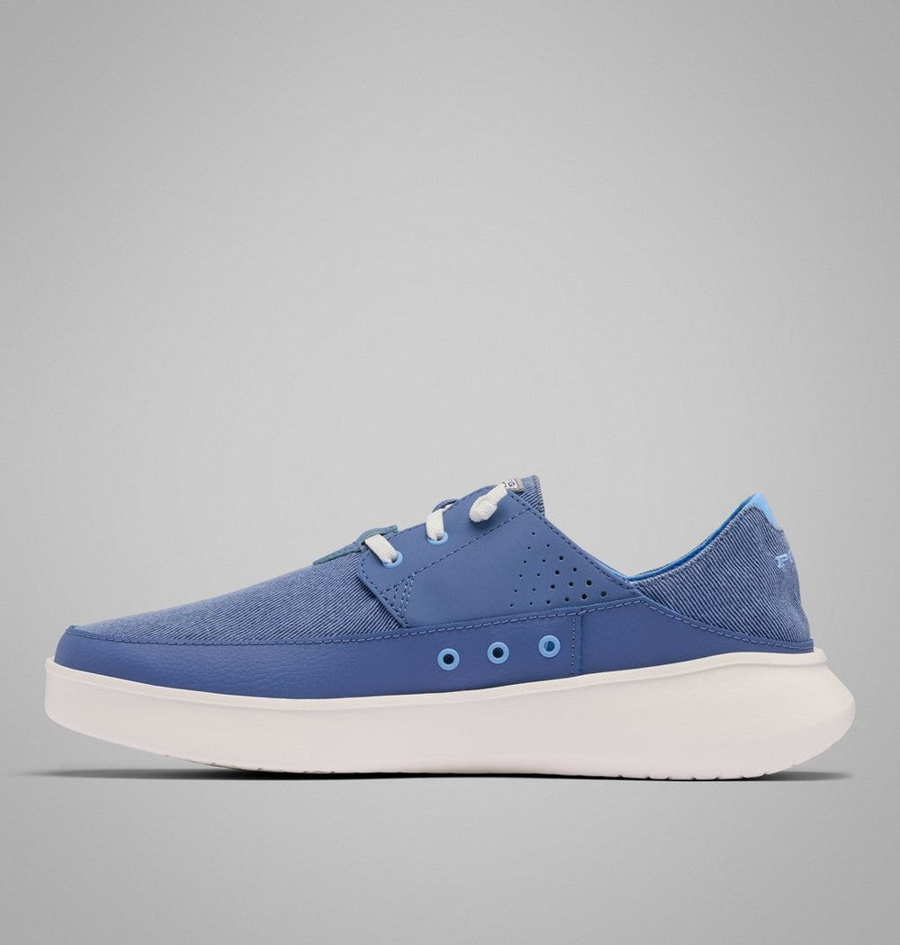 Men's Relaxed Boat Shoe - Blue and White