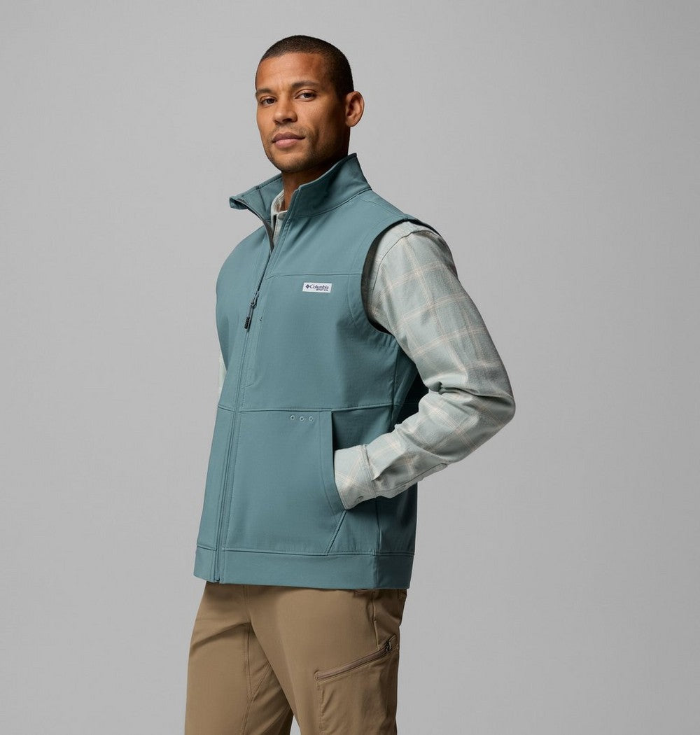 Men's Water-Repellent Stretch Vest - Gray