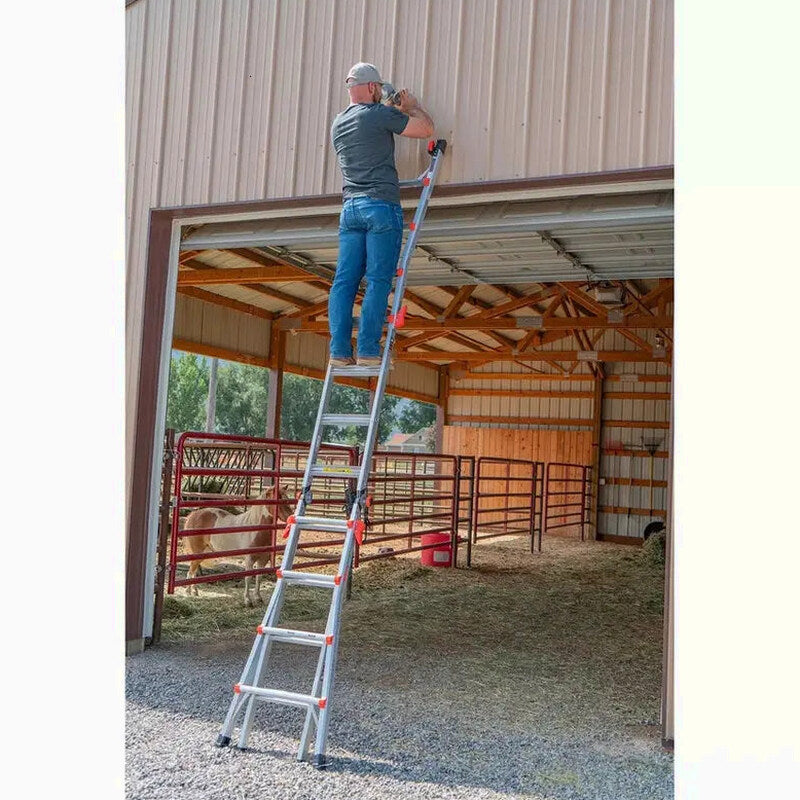 Little Giant Velocity 17-Foot Multi-Position Ladder - Type 1A Duty Rating, Aluminum Construction