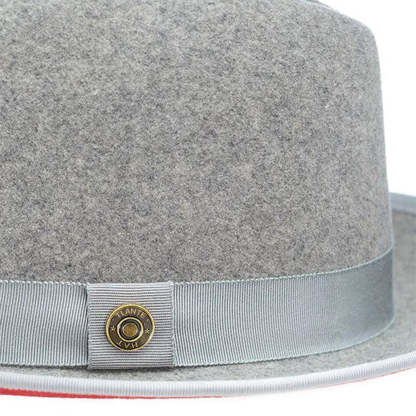 Classic Center-Creased Fedora-King (Oxford Grey)