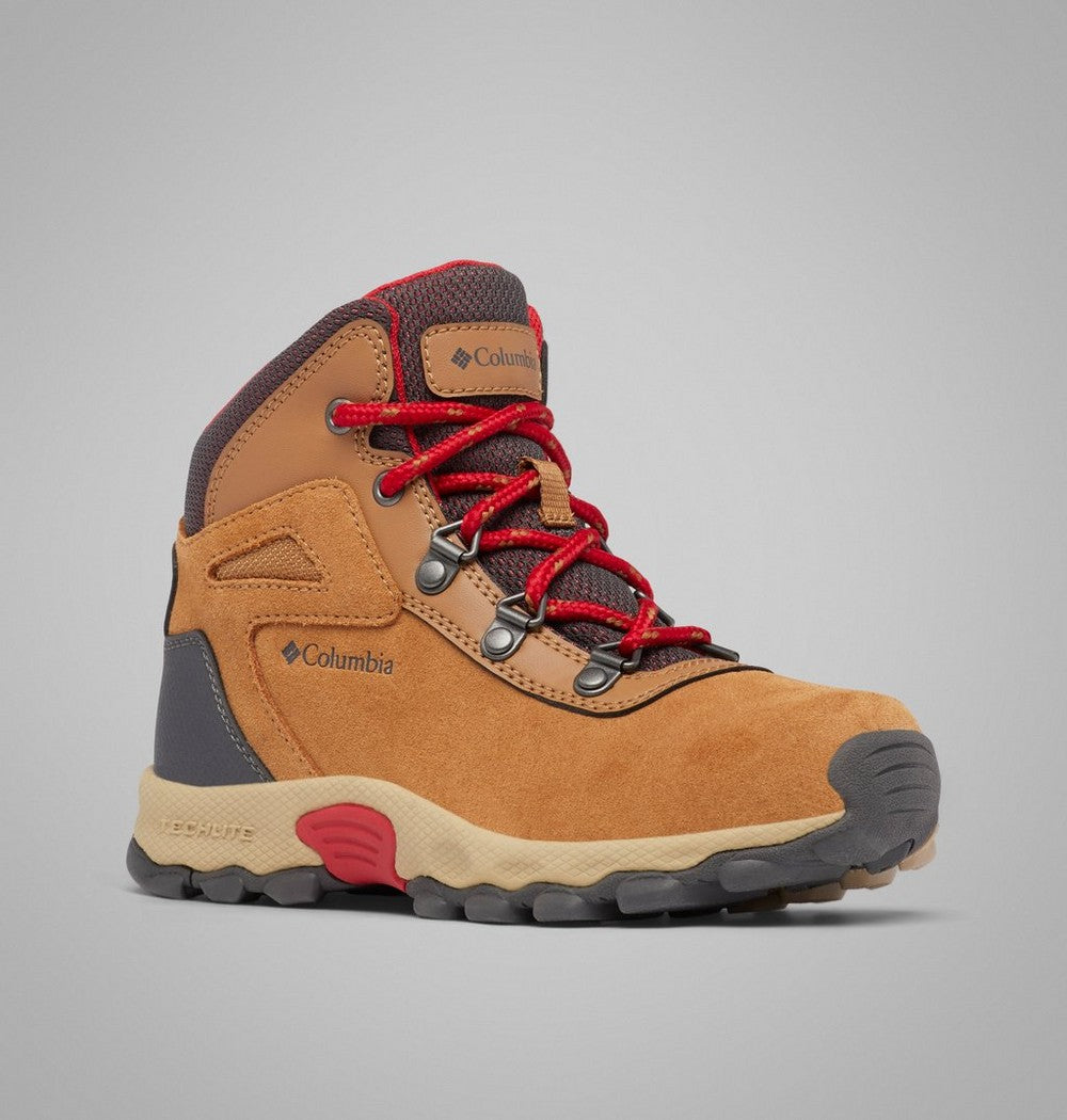 Big Kids' Suede Trail Hiking Boot - Black Red