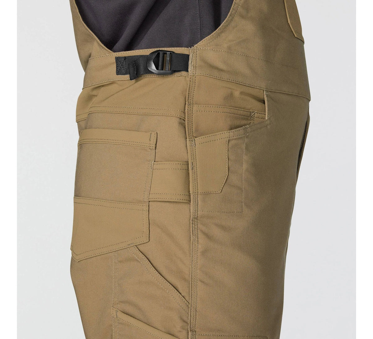 Men's Stretch Canvas Work Bib Overalls - Green