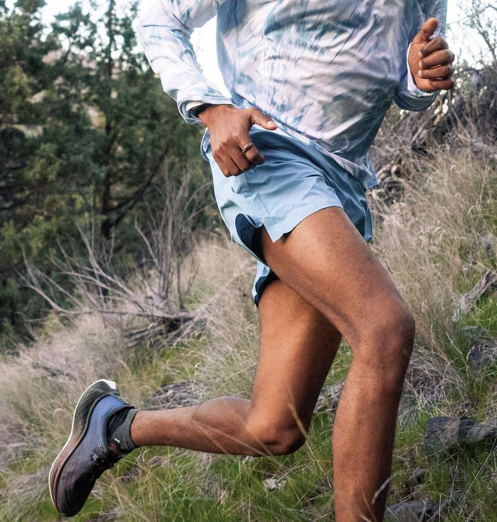 Men's Lined Running Shorts - Gray