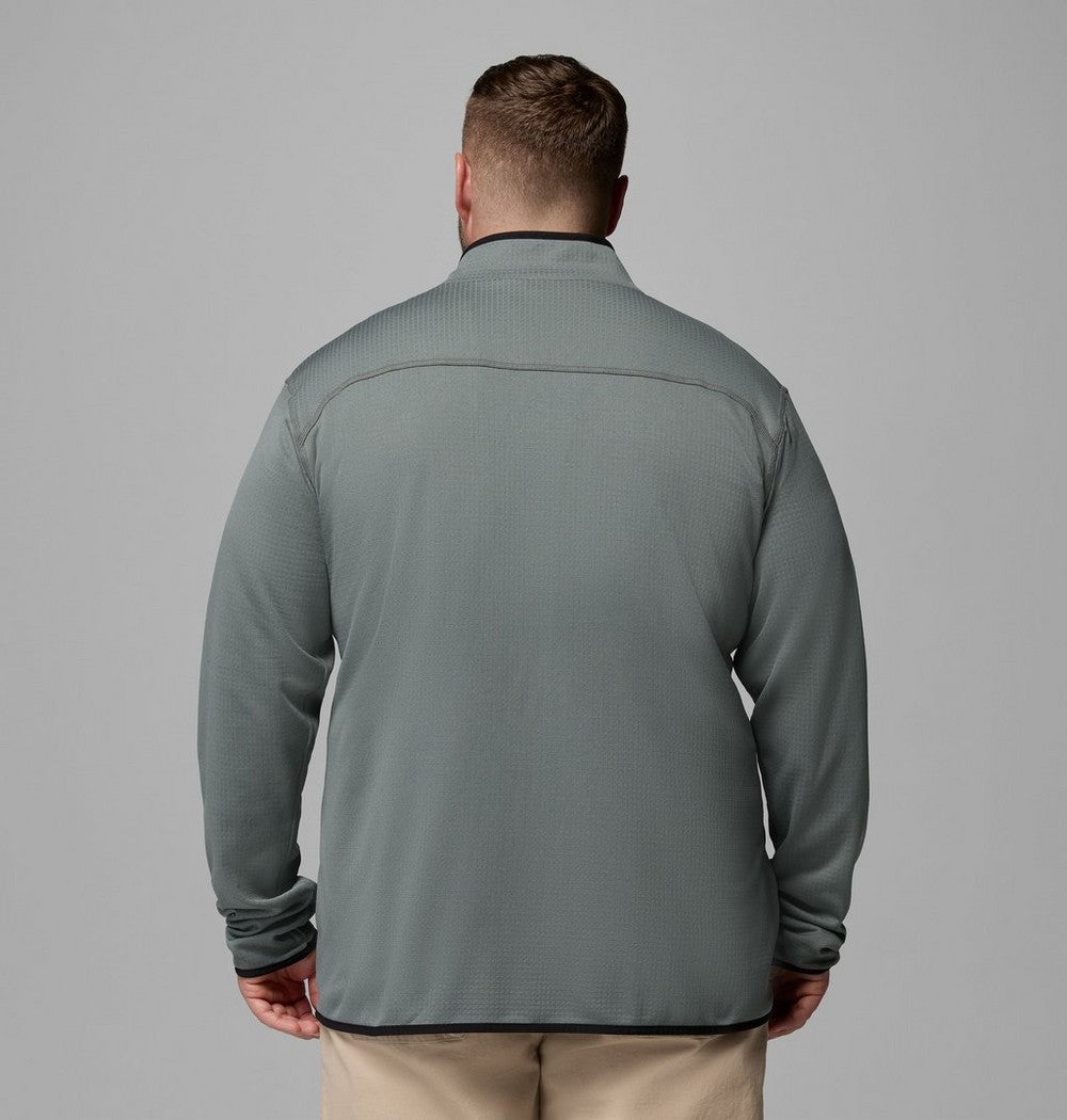 Men's Big Grid Fleece Full-Zip Jacket - Green