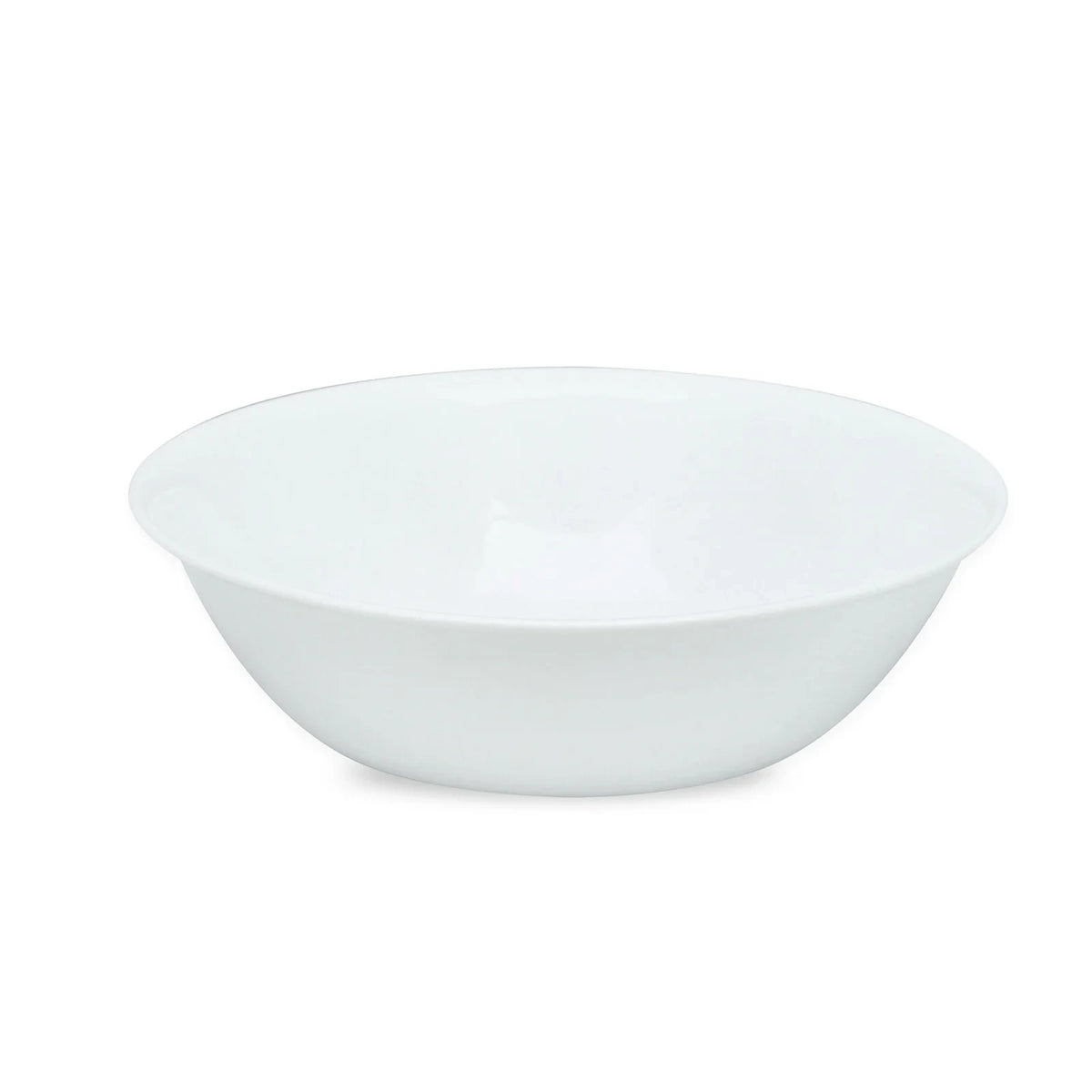 1-Quart White Glass Serving Bowl