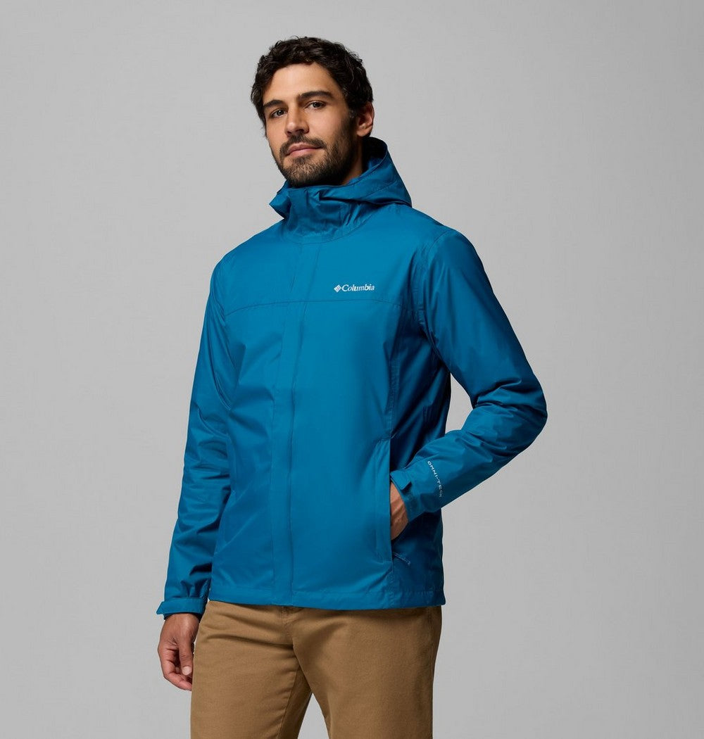 Men's Tall Waterproof Rain Jacket - Blue
