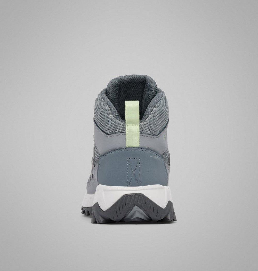 Women's Wide Waterproof Mid Hiking Shoe - Gray