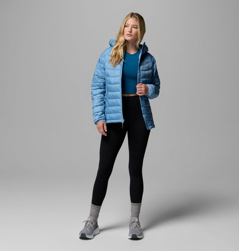Women's Hooded Puffer Jacket - Navy