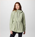 Women's Lightweight Hooded Rain Jacket - Fuchsia