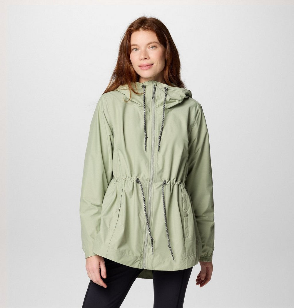 Women's Lightweight Hooded Rain Jacket - Fuchsia