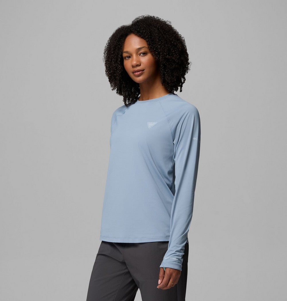 Women's UPF 50 Long Sleeve Sun Shirt - White