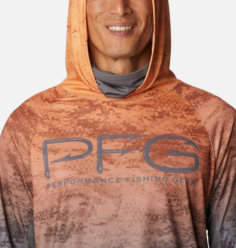 Men's Ventilated UPF 50 Sun Hoodie - Teal