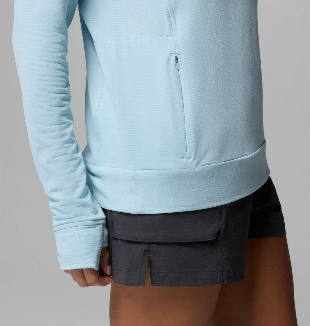 Women's UPF 50 Long Sleeve Crew - Gray