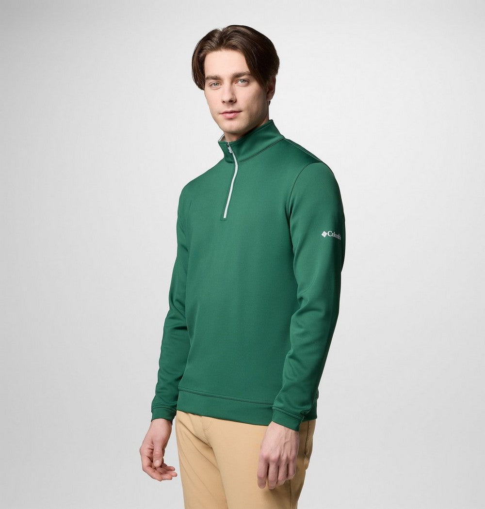 Men's UPF 30 Quarter-Zip Pullover - Peach