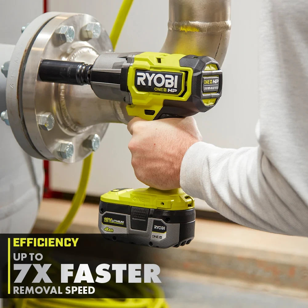 18V Brushless High-Torque Impact Wrench Kit