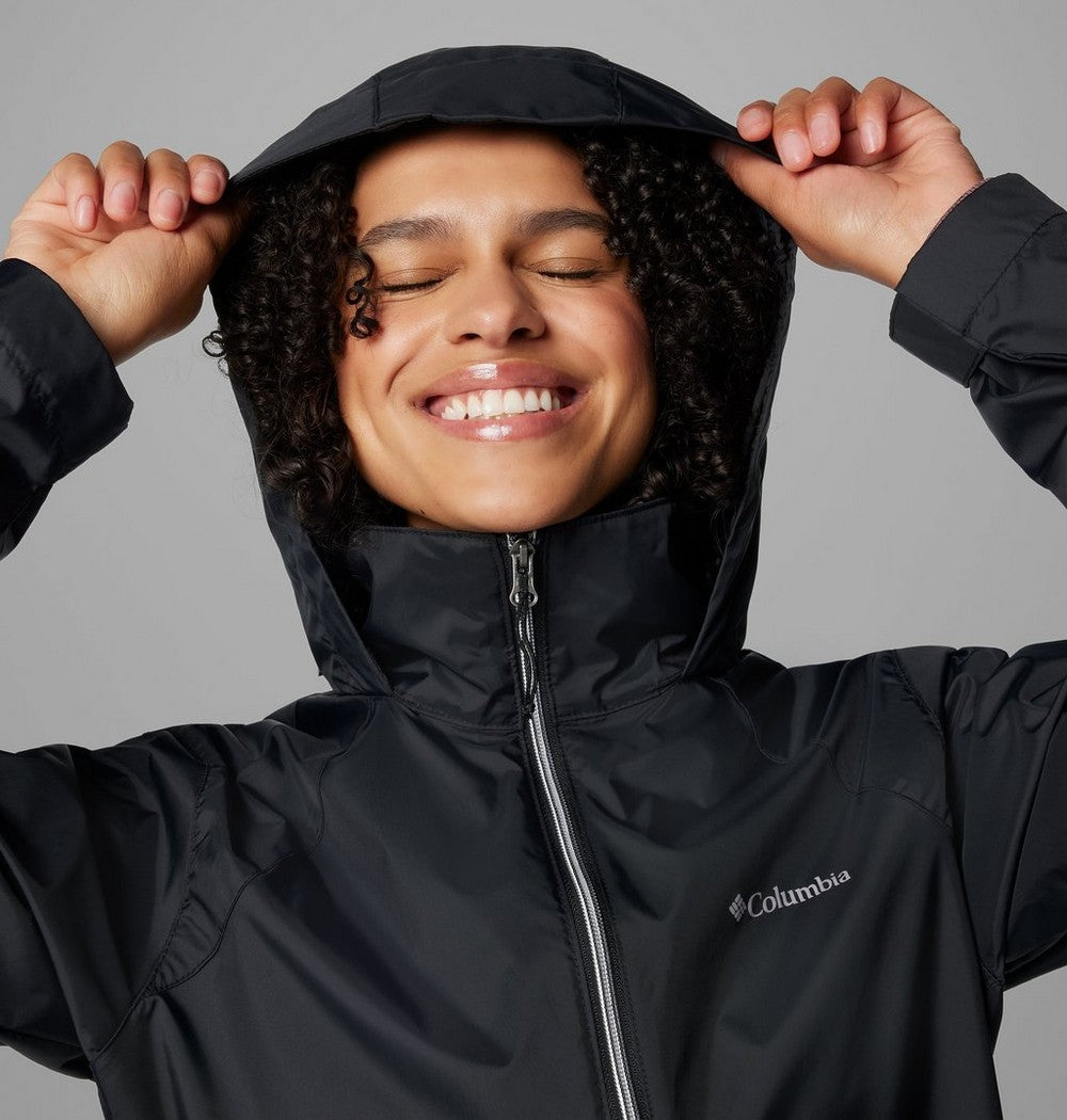 Women's Packable Water-Repellent Jacket - Blue