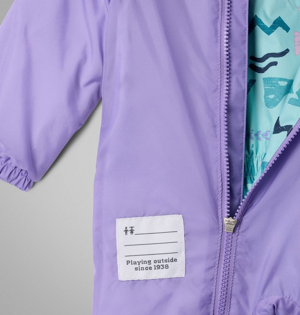 Infant Waterproof Rain Suit - Purple Print