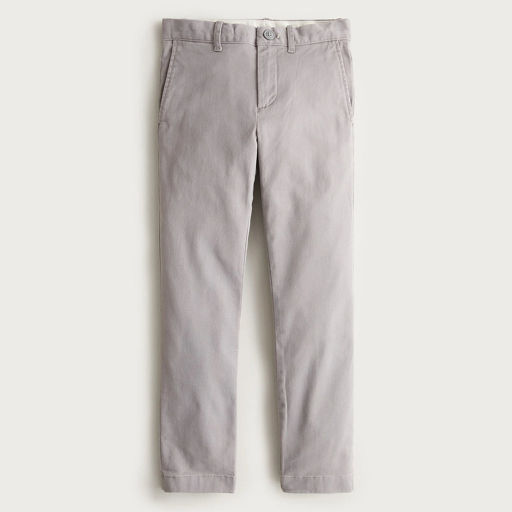 Boys' Slim Stretch Chino Pants - Gray