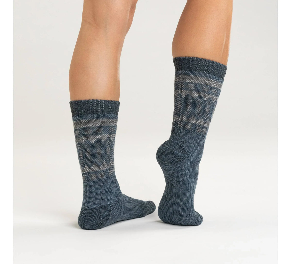 Women's Cushioned Wool Blend Crew Socks, 4-Pack