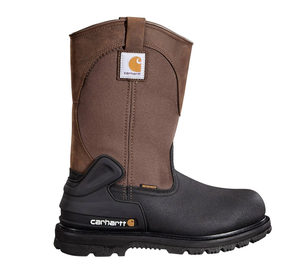 Men's 11-Inch Insulated Steel Toe Pull-On Boot - Brown