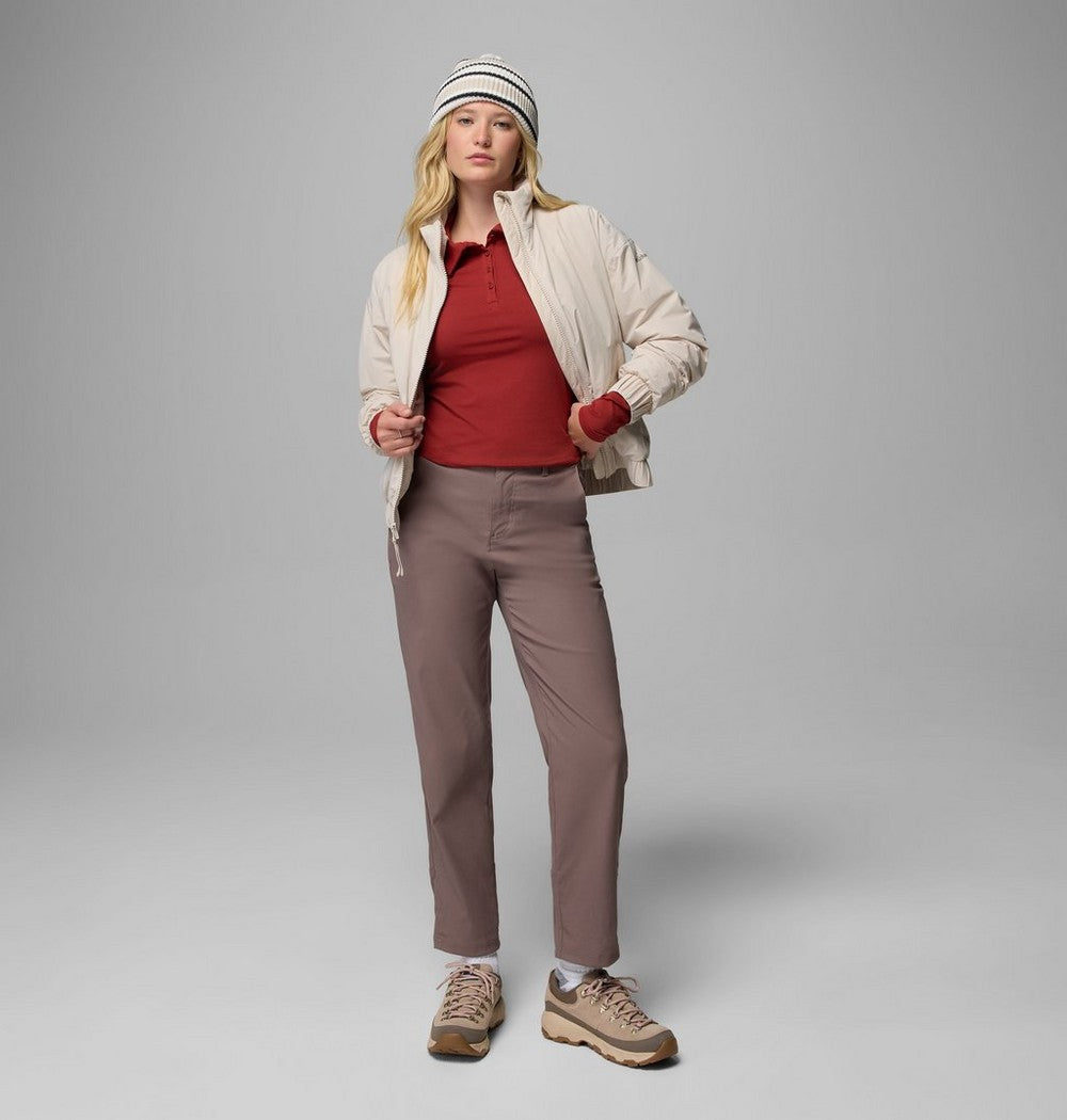 Women's Stretch Straight-Leg Pants - Green