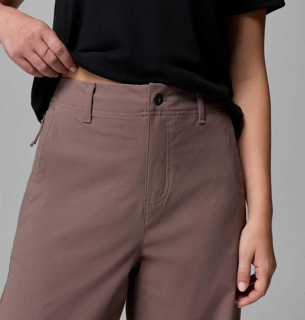 Women's Stretch Wide-Leg Pants - Green