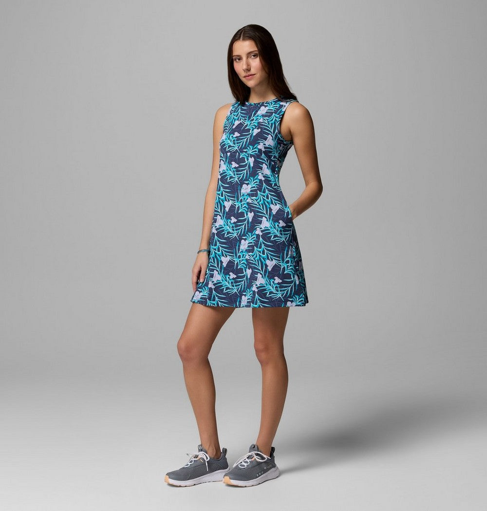 Women's UPF 50 Tank Dress - Gray Print