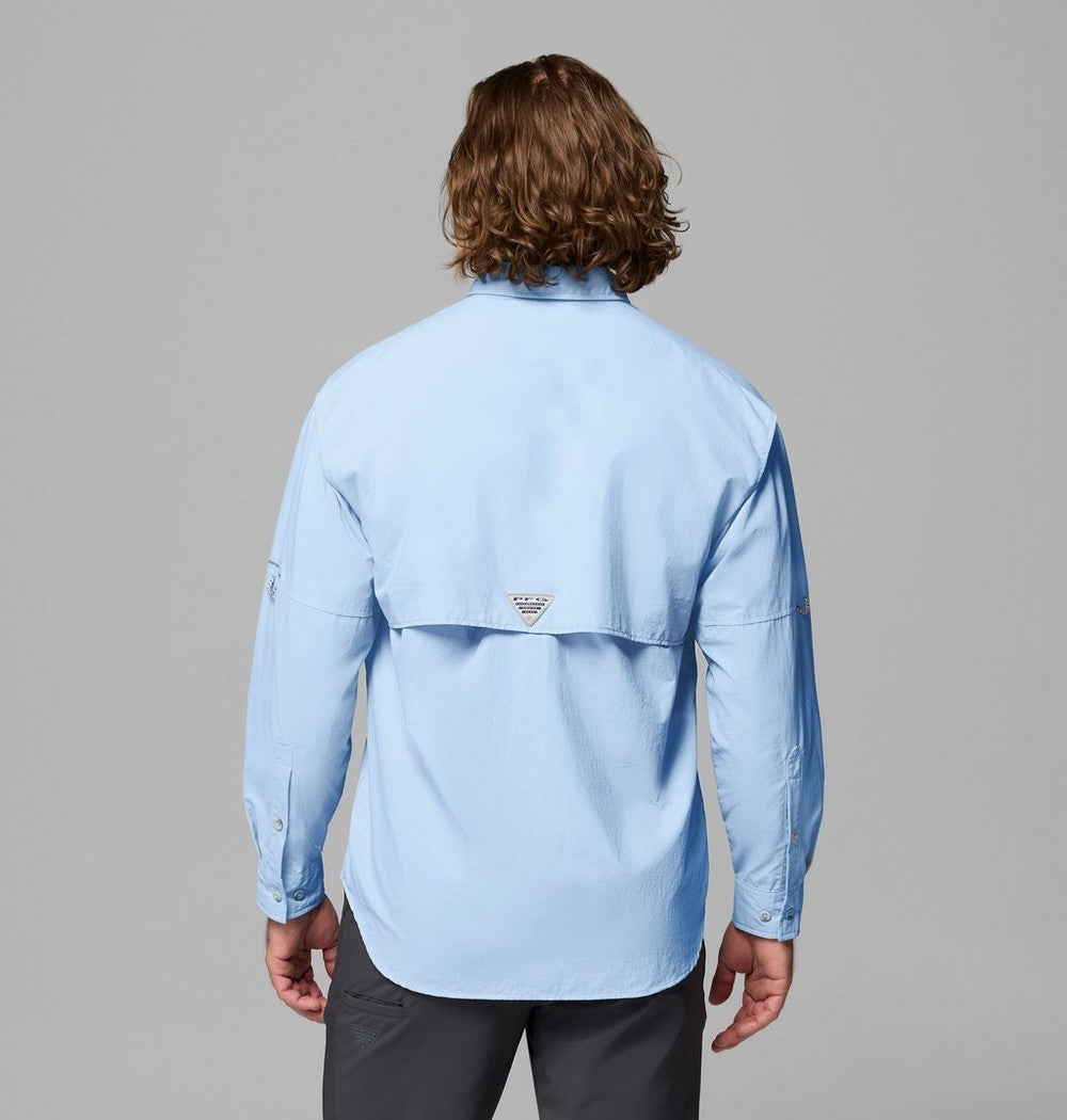 Men's Vented Long-Sleeve Fishing Shirt - Blue