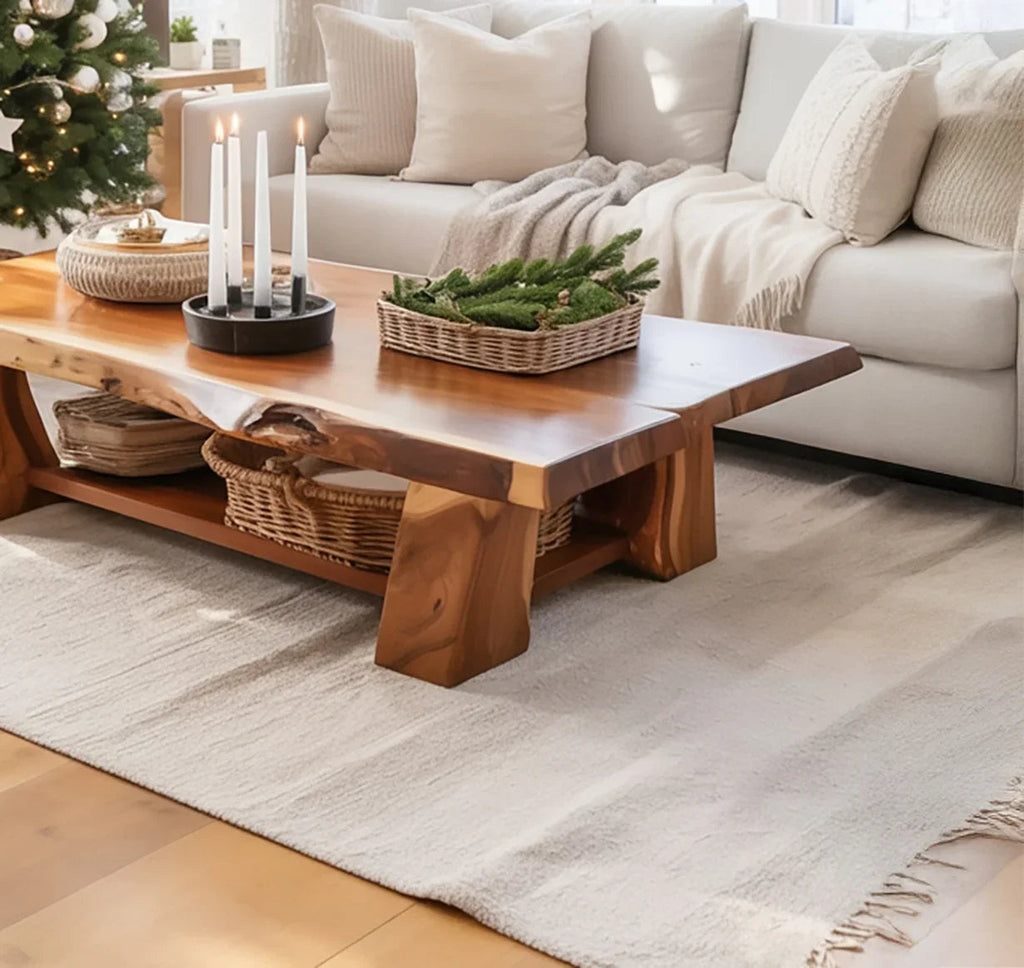 Rustic Solid Wood Coffee Table